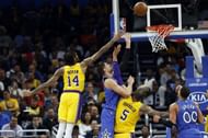 Nikola Vucevic posted a double-double